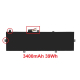 Batería compatible 3400mAh 39Wh Asus BX430 UX430 RX430 U4100 C31N1620 (Versión 1)