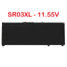 Batería compatible HP 3C 46.20Wh 11.55V 4000mAh (SR03XL) Pavilion 15-cx series