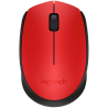 Ratón inalámbrico Logitech M171 Rojo - 910-004641