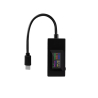Voltímetro test corriente voltaje USB-C negro 