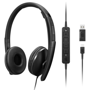Lenovo headset ANC para Teams Gen 2 por cable USB-A/C - 4XD1M45627