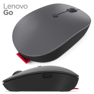 Lenovo Go Ratón inalámbrico USB-C | Gris y negro - 4Y51C21216