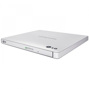 LG Slim Portable Grabadora DVD Externa Blanca - GP57EW40