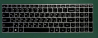 Teclado ruso negro (marco plata) B50-30 B50-70 - 35041683