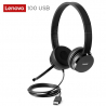 Lenovo auriculares Headset Lenovo 100 USB | Negro - 4XD0X88524