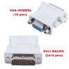 Adaptador DVI-I macho (24+5 pins) a VGA hembra (15 pins) - CAB0430