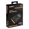 Disco duro SSD NVMe PCIe Gen 4x4 3D NAND Emtec 2TB M.2 2280 ECSSD2TX400
