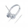 Lenovo 100 Auriculares con micrófono analógicos estéreo | Blanco y plata - GXD1E71386