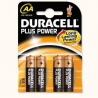 Pilas AA Duracell plus power (paquete de 4 unidades) LR6 1.5V - MN1500B4