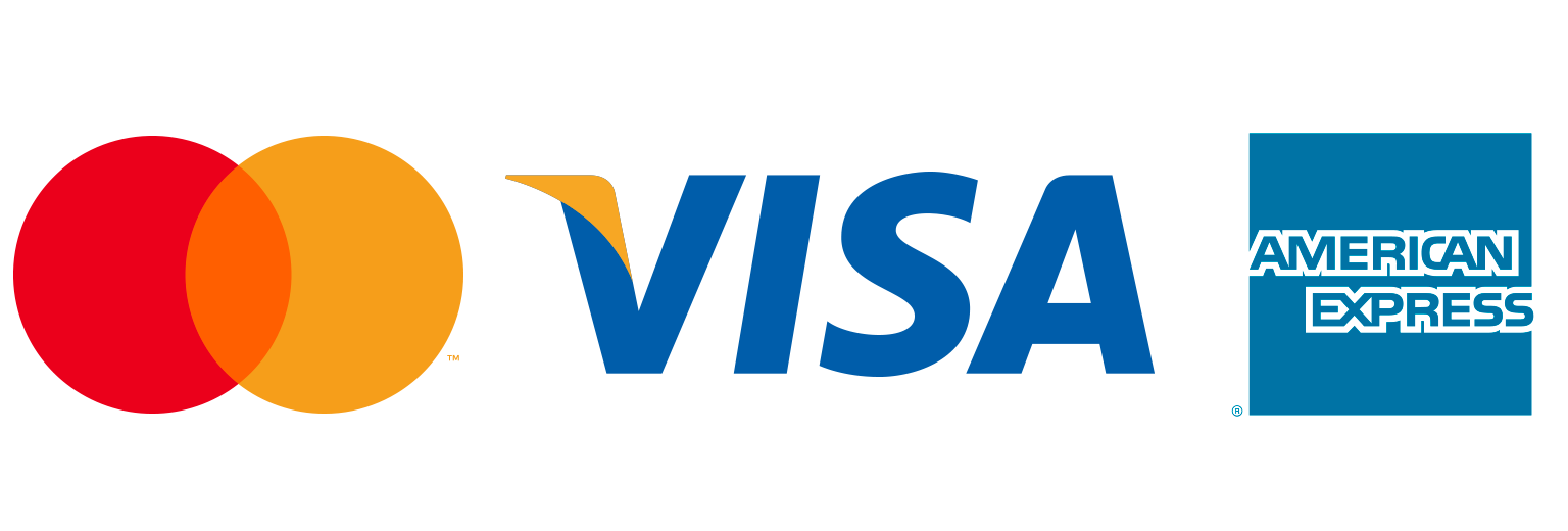 Mastercard, VISA, American Express