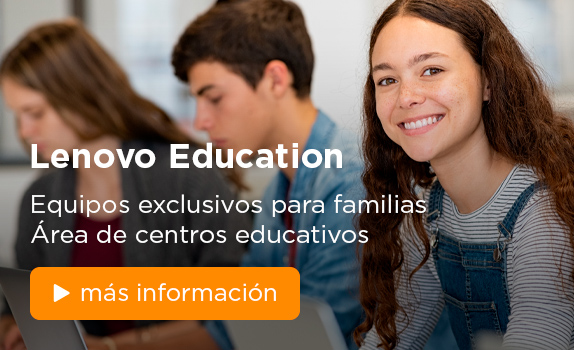 Lenovo educación equipos exclusivos para la comunidad educativa.